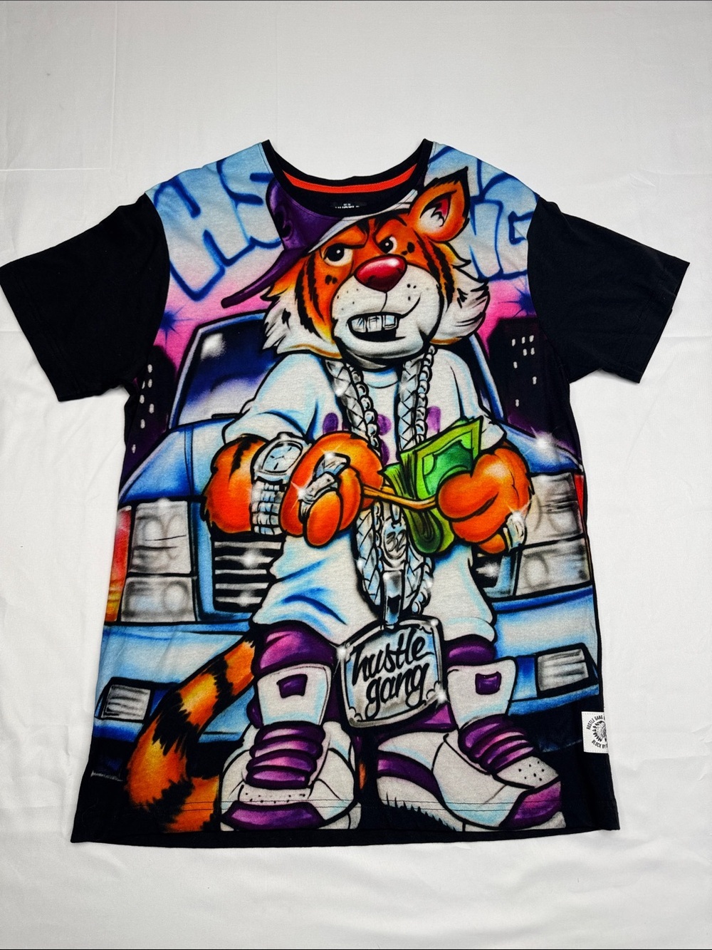 Hustle Gang Medium M streetwear rapper T.I. Dripset anthology tiger graphic tee